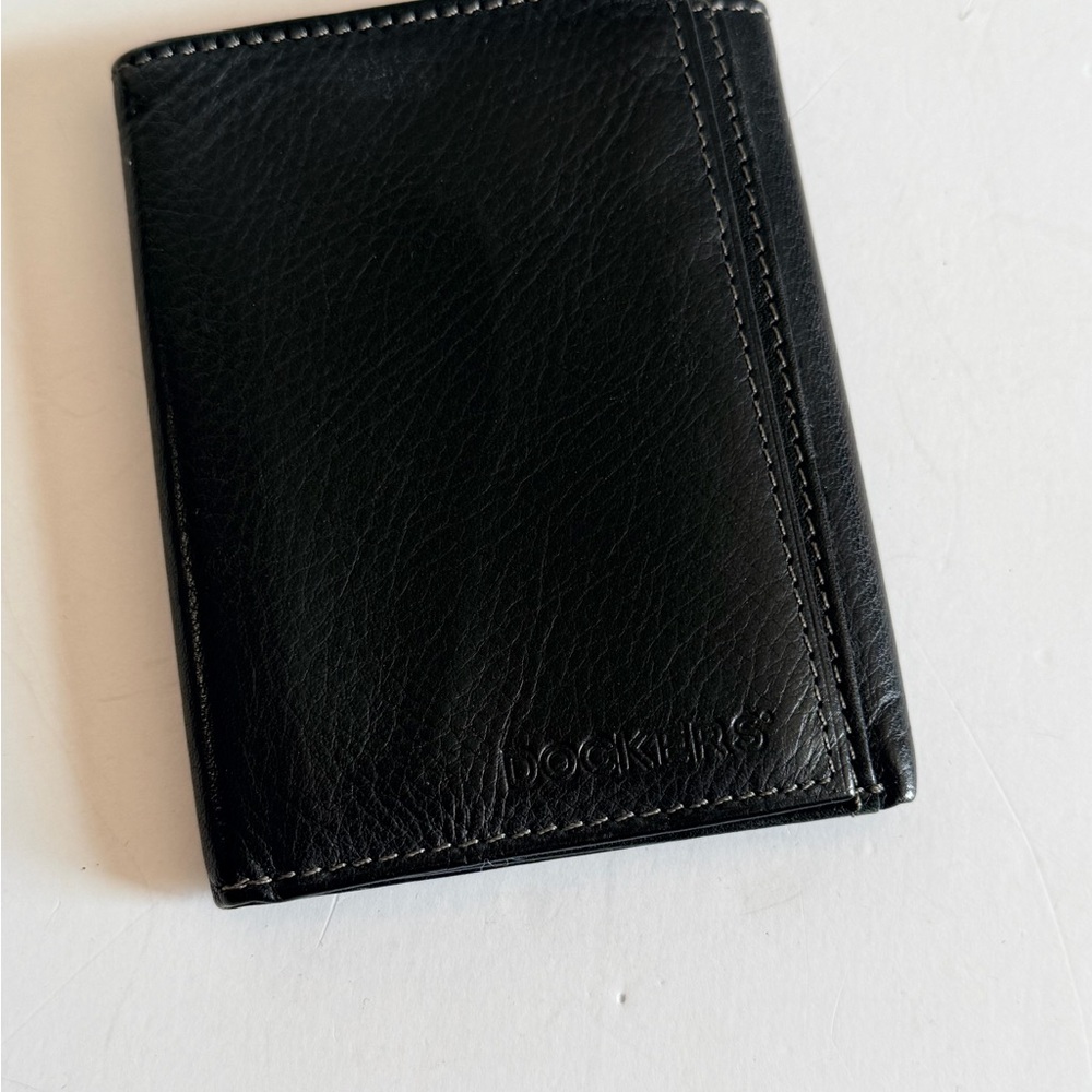 Dockers Black Leather Card Holder